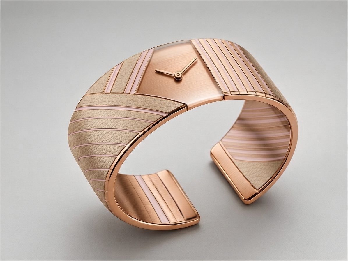 AULTRA material study — quilted leather and gold